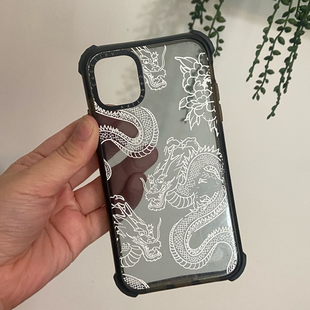 Casetify Army Green Dragon IPhone 11 Phone Case